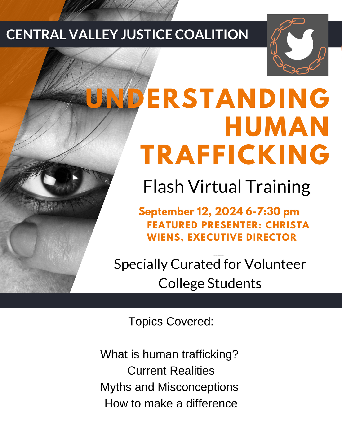 Flash Virtual Understanding Human Trafficking